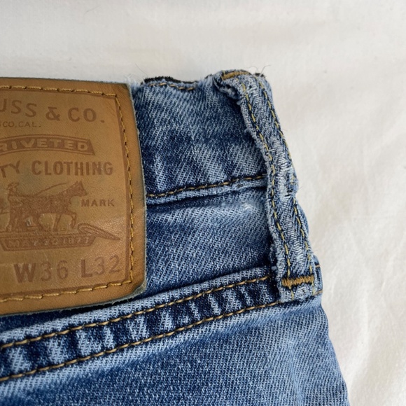 Levi’s Vintage Premium 511 Straight Leg Jeans Men’s Size 34/36x32 - Picture 15 of 16